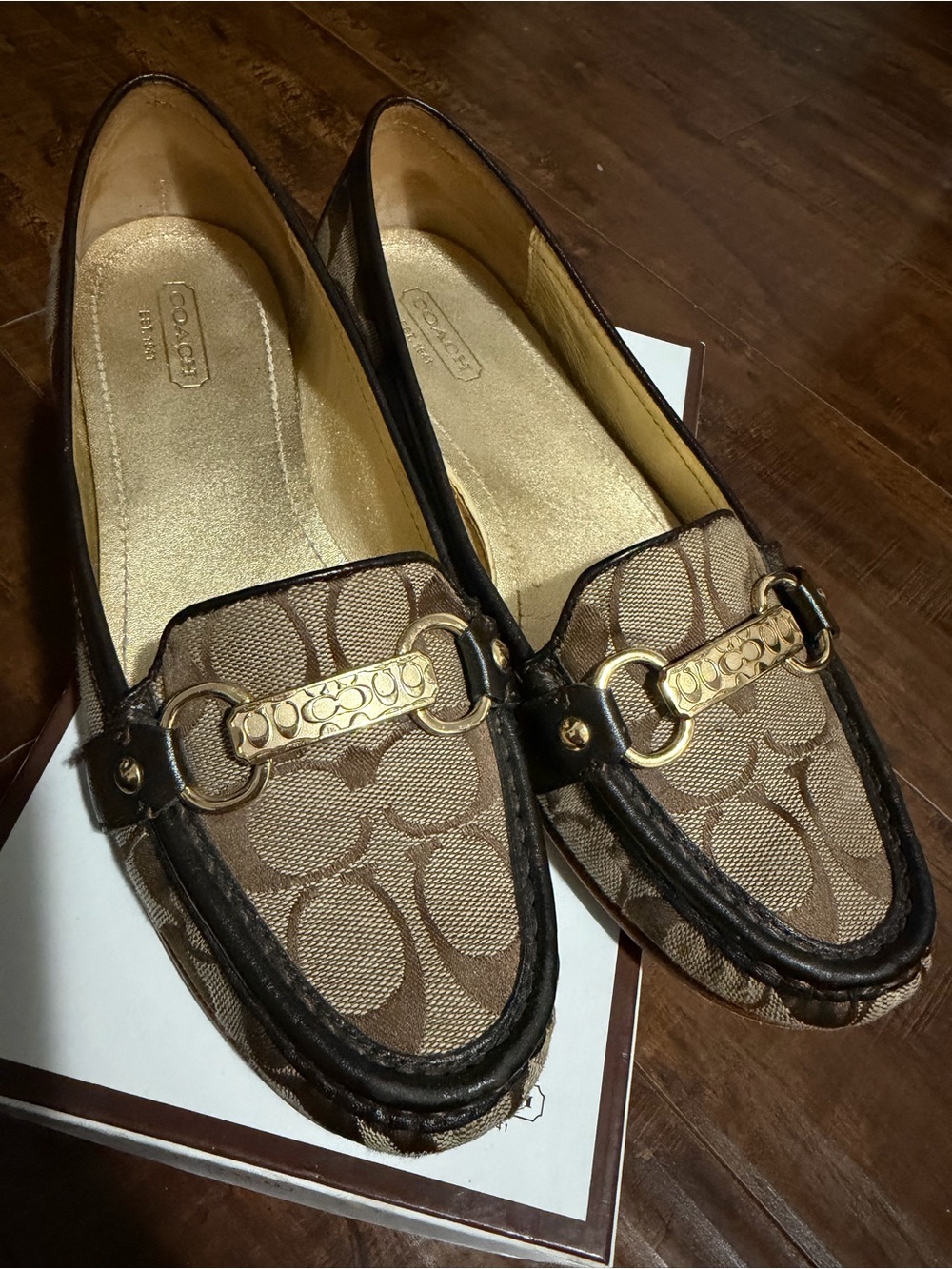 Coach Monogram Loafers